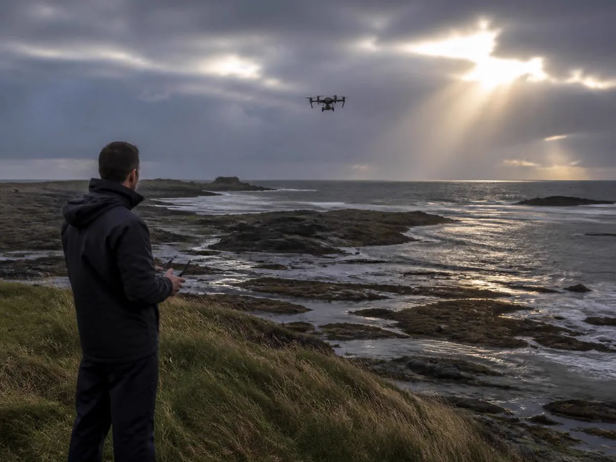 Fenêtre météo favorable pour une acquisition drone sur le littoral finistérien